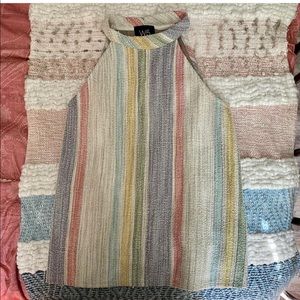 W5 Striped Sleeveless Tank